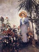 Olga Boznanska In the orangery France oil painting artist